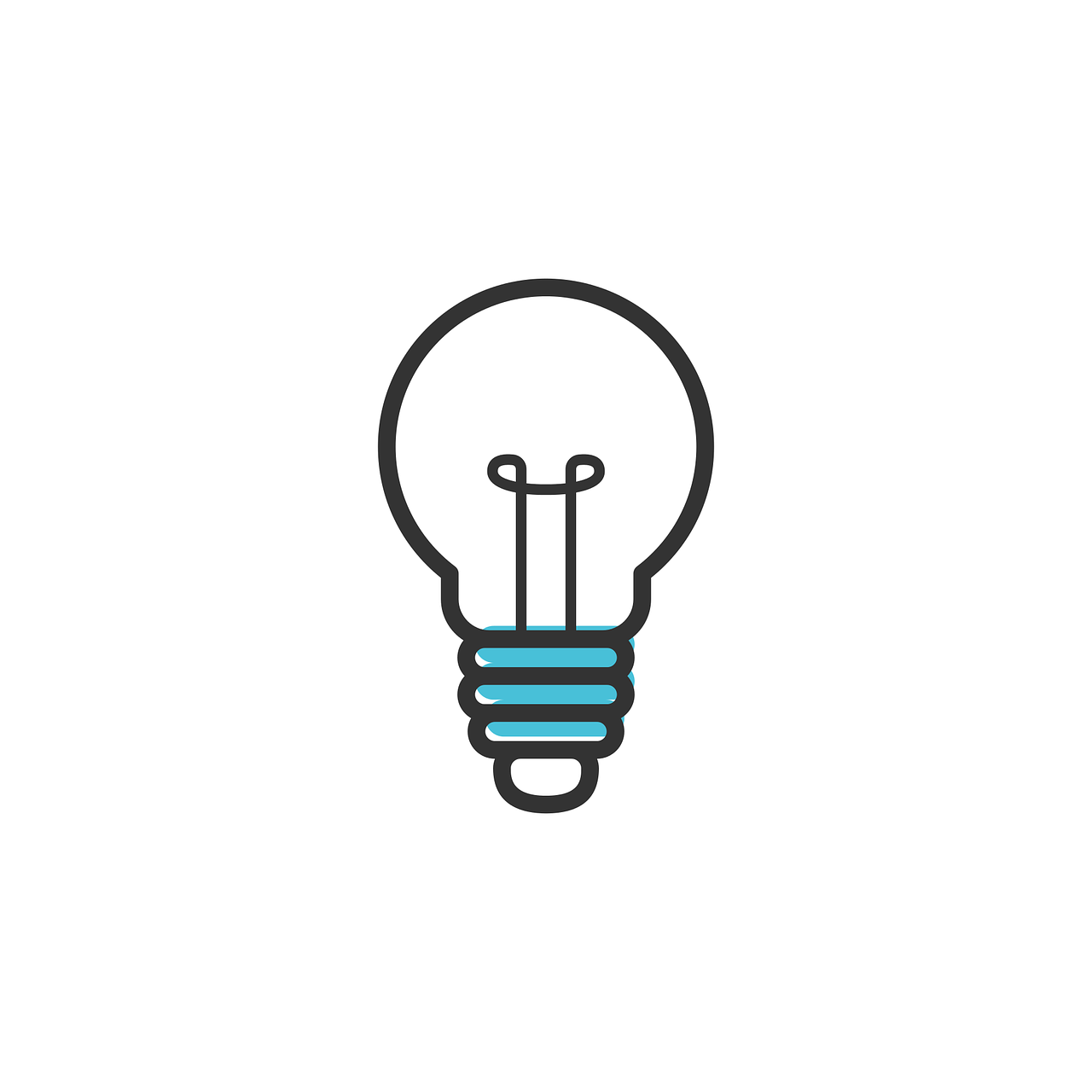 light bulb, idea, icon